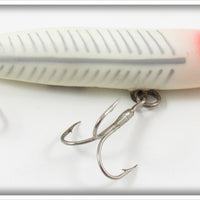 Vintage Heddon White Shore Nose Line Tie Zara Spook Lure