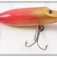 Vintage Rinehart Red Scale Gold Head Chuby Lure