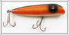 Vintage Shur Strike Orange Scale Style Q V Groove Lure