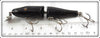 Creek Chub Solid Black Glass Eye Jointed Pikie 2613
