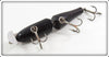 Creek Chub Solid Black Glass Eye Jointed Pikie 2613