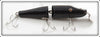 Vintage Creek Chub Solid Black Jointed Pikie Lure 2613