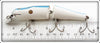 Creek Chub White With Blue Stripe Jointed Pikie 2600 Special ~