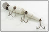 Creek Chub White With Blue Stripe Jointed Pikie 2600 Special ~