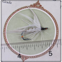 Shakespeare White Miller Otsego Bass Fly On Card