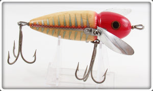 Vintage Heddon Red & White Shore Musky Crazy Crawler 2152XS