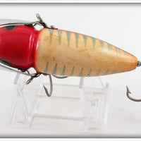 Heddon Red & White Shore Musky Crazy Crawler 2152XS