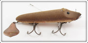 Heddon Flocked Brown Mouse Musky Flaptail Lure 7050 BM 