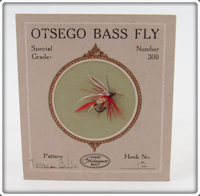 Vintage Shakespeare Parma Belle Bass Fly Lure On Card 