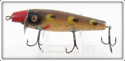 Vintage Vann Clay Corp Frog Spot Red Head Retrievable Minnow Lure