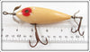 Heddon White & Red 300 Surface Minnow 302