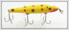 Vintage Creek Chub Yellow Spotted Pikie Lure 714