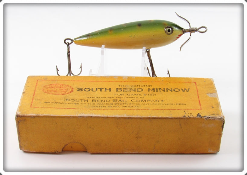 Vintage South Bend Frog Spot Surface Minnow In Unmarked Box