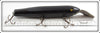Vintage Ed Latiano Solid Black Giant Mustang Lure