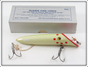 Harris Fish Lures Green Pearl Red Dot Size 5 Salmon Plug In Box