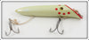 Harris Fish Lures Green Pearl Red Dot Size 5 Salmon Plug In Box