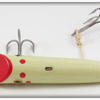 Harris Fish Lures Green Pearl Red Dot Size 5 Salmon Plug In Box