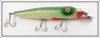 OWB Old Wooden Bait Company Green Back Flitter Musky Lure