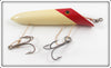 Harris Fish Lures White Red Head Size 4 Salmon Plug In Box