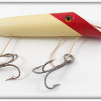 Harris Fish Lures White Red Head Size 4 Salmon Plug In Box