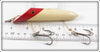 Harris Fish Lures White Red Head Size 4 Salmon Plug In Box