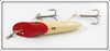 Harris Fish Lures White Red Head Size 4 Salmon Plug In Box