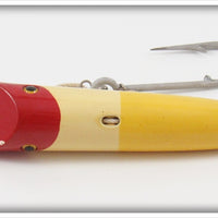 Harris Fish Lures Red, White & Yellow Size 5 Salmon Plug