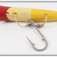 Harris Fish Lures Red, White & Yellow Size 5 Salmon Plug