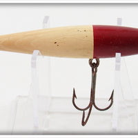 Vintage Paw Paw Red & White Walking Stick Lure