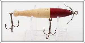 Vintage Paw Paw Red & White Walking Stick Lure