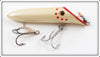 Harris Fish Lures White Pearl Red Dot Size 4 Salmon Plug In Unmarked Box