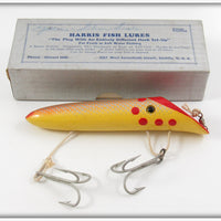 Harris Fish Lures Yellow King Silver Scale Size 5 Salmon Plug In Box