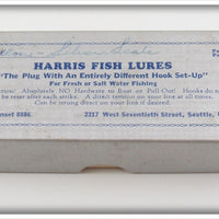 Harris Fish Lures Yellow King Silver Scale Size 5 Salmon Plug In Box