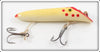 Harris Fish Lures White Red Dot Yellow Scale Size 5 Salmon Plug In Box