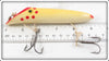 Harris Fish Lures White Red Dot Yellow Scale Size 5 Salmon Plug In Box