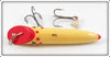 Harris Fish Lures White Red Dot Yellow Scale Size 5 Salmon Plug In Box