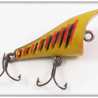 Shakespeare Yellow Black & Red Stripes Baby Popper Lure