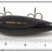 Creek Chub Solid Black Injured Minnow 1513 Special