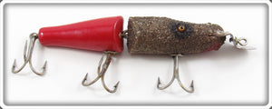 Vintage Creek Chub Red Pickerel Jointed Pikie Lure 2600R