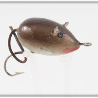 Vintage Shur Luk Mfg Corp. Brown Fly Rod Mousey Lure