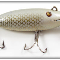 Vintage Creek Chub Silver Scale Special Baby Wiggler Lure