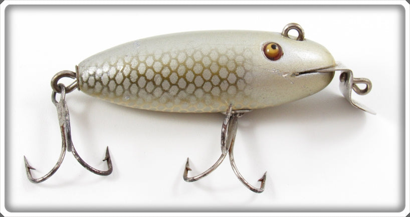 Vintage Creek Chub Silver Scale Special Baby Wiggler Lure