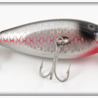 Shur Strike Red Side Scale Spinning Injured Minnow Lure