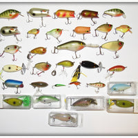 Collection Of 31 Gary Bowles Indiana Made Lures