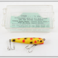 Creek Chub Yellow Spotted Ultra Light Darter Lure In Box