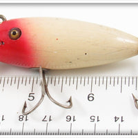 Creek Chub Blended Red Head White Baby Wiggler 202