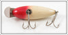 Creek Chub Blended Red Head White Baby Wiggler 202