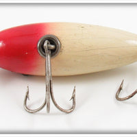 Creek Chub Blended Red Head White Baby Wiggler 202