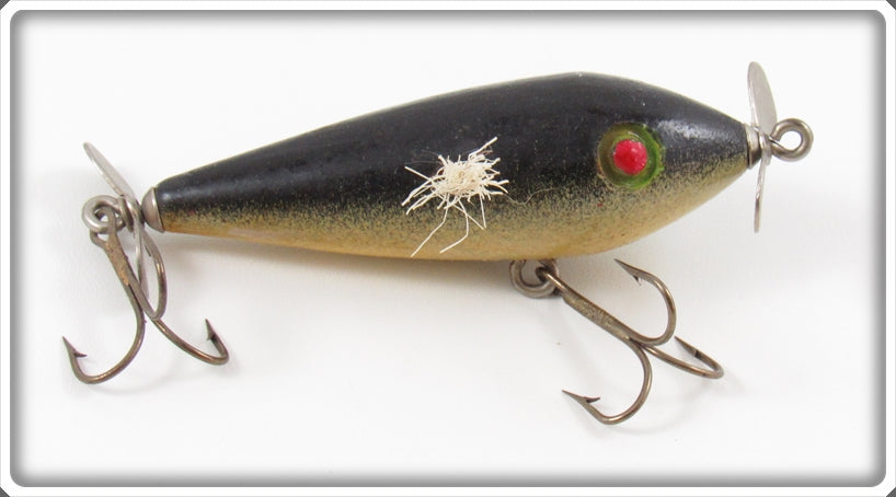 Vintage Kostielny Bait Co. Black & White Kay Bee Bait