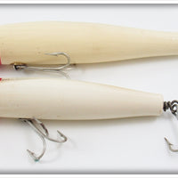 Vintage Creek Chub Red Head White Surf Darter & Salt Spin Darter Pair